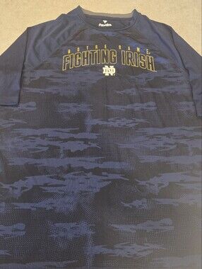 Fanatics Notre Dame Fighting Irish Navy Graphic Tee. XXL